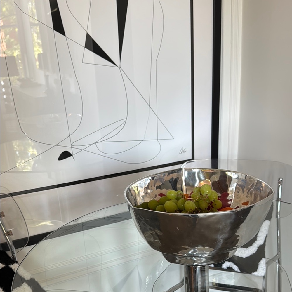 Beatriz Ball Chrome Silver Salad Fruit Bowl